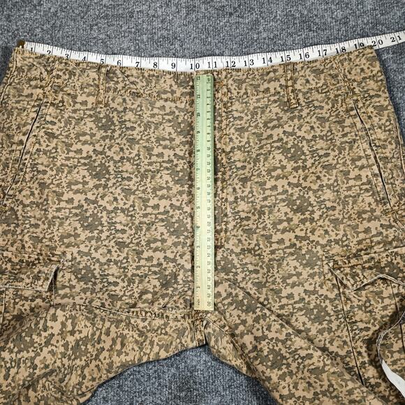 Levis Shorts Men Size 38 Brown ACE Cargo Camo Canvas Utility Outdoor *White Tab - Picture 4 of 11